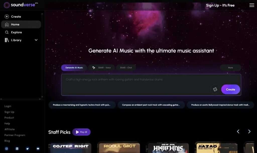 بساز، حرف بزن، موسیقی بگیر؛ با Soundverse
