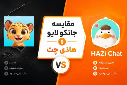 مقایسه جانکو لایو با هاذی چت مقایسه جانکو لایو با هاذی چت